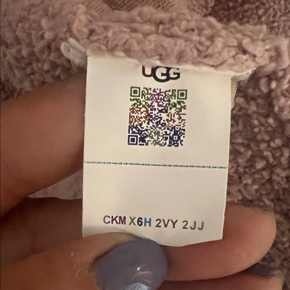 UGG Blush Pink Women's Cardigan Sweater - Picture 14 of 16